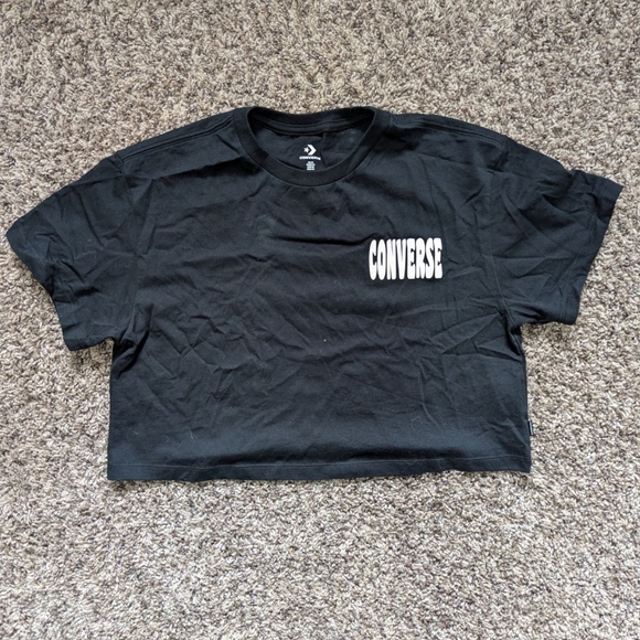 Converse Boxy Crop Top - Picture 1 of 3